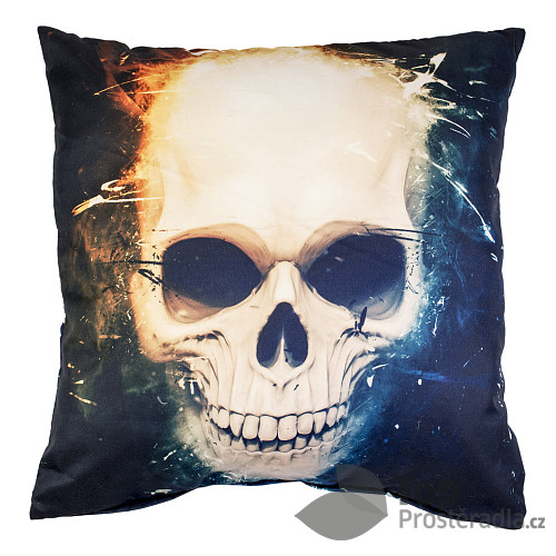 Set 3D povlak 45x45 - Skull + polštář