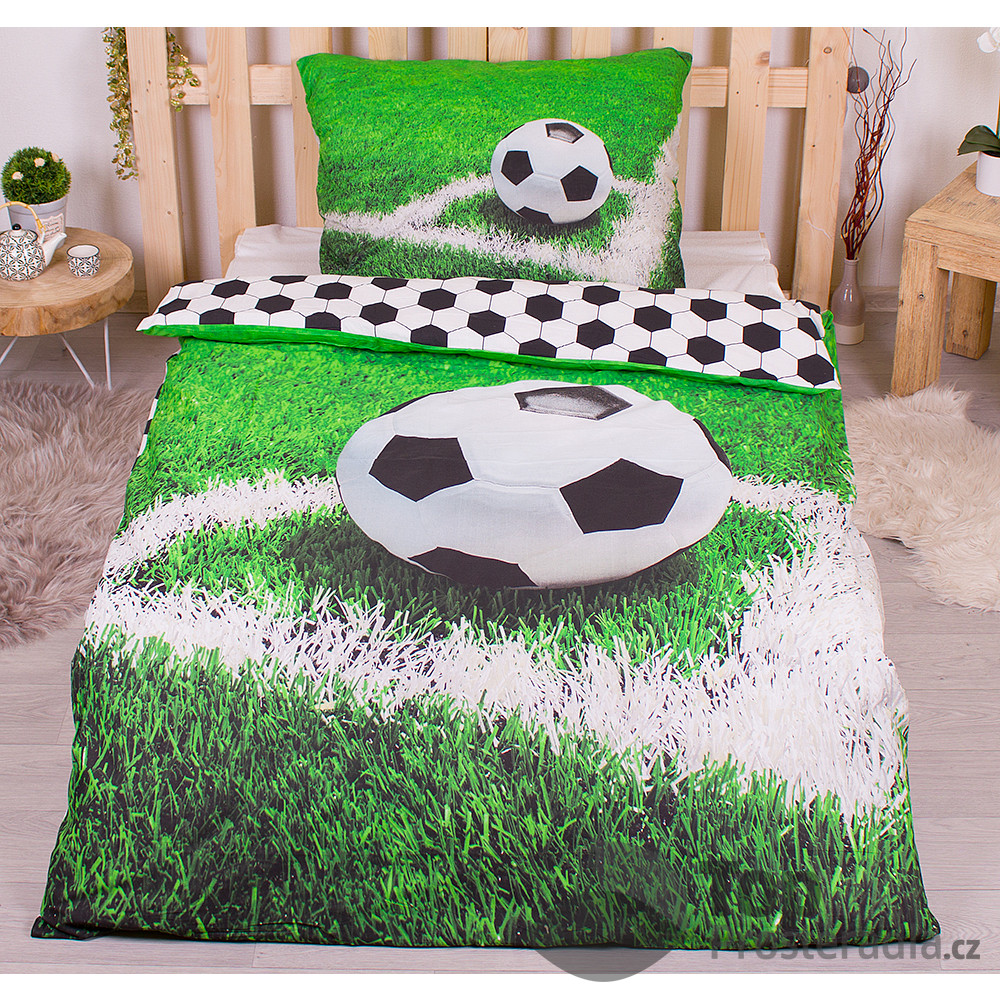 TOP Bavlněné povlečení 140x200+70x90 - Football Corner