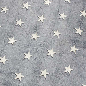 Mikroflanelová deka Premium 150x200 - Shining Stars světle šedá - ve tmě svítí