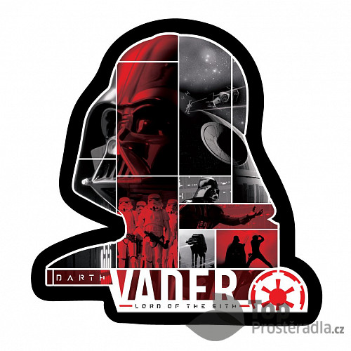 Tvarovaný polštářek - Darth Vader