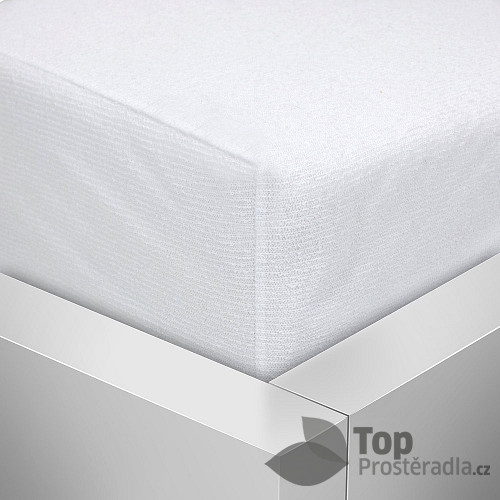 Nepropustný napínací chránič matrace PVC s froté úpravou 160x200
