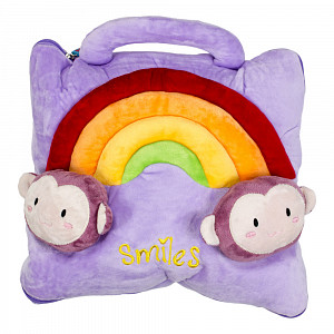 Dětská deka z mikrovlákna 100x160 Smiles fialová