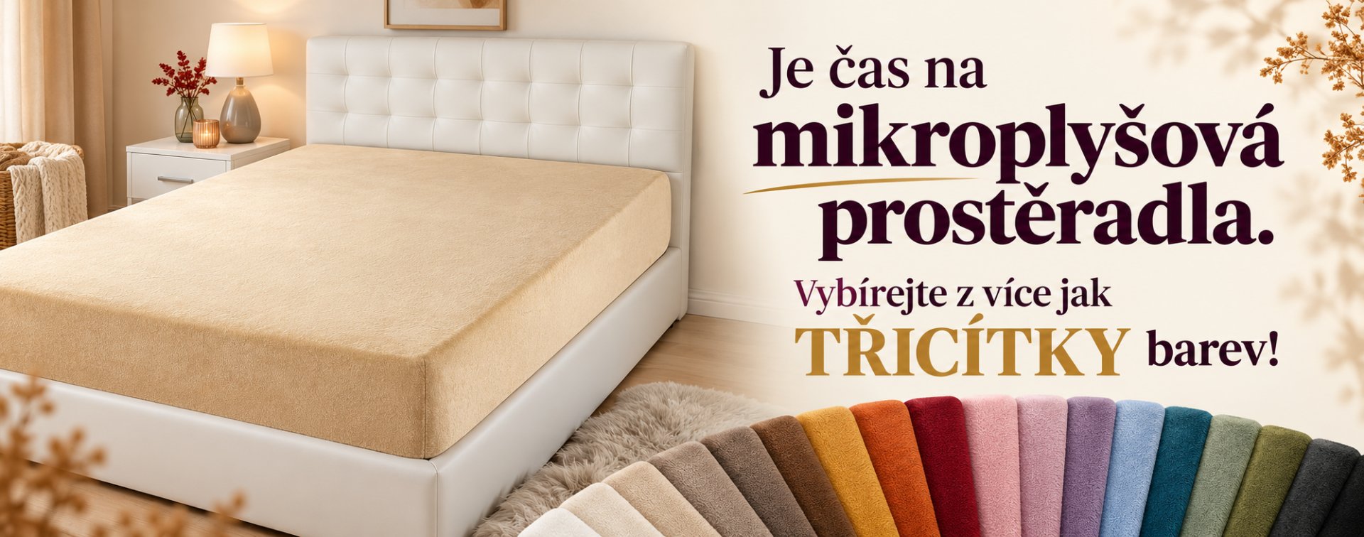 Mikroplyšová prostěradla teď frčí!